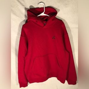 Jordan Essential Fleece Pullover Red Mens Hoodie